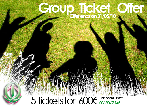 Life Festival 2010 Group Ticket Prices